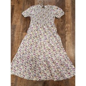 Petal and Pup Size 8 Maxi Dress Short Sleeves Bohemian Hippie Cottagecore
